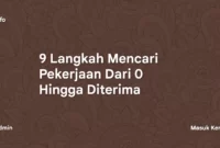 9 Langkah Mencari Pekerjaan Dari 0 Hingga Diterima