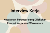 Kesalahan Terbesar yang Dilakukan Pencari Kerja saat Wawancara