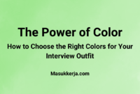The Power of Color How to Choose the Right Colors for Your Interview Outfit
