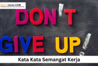 Kata Kata Semangat Kerja