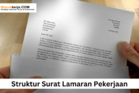 Struktur Surat Lamaran Pekerjaan