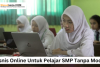 Bisnis Online Untuk Pelajar SMP Tanpa Modal